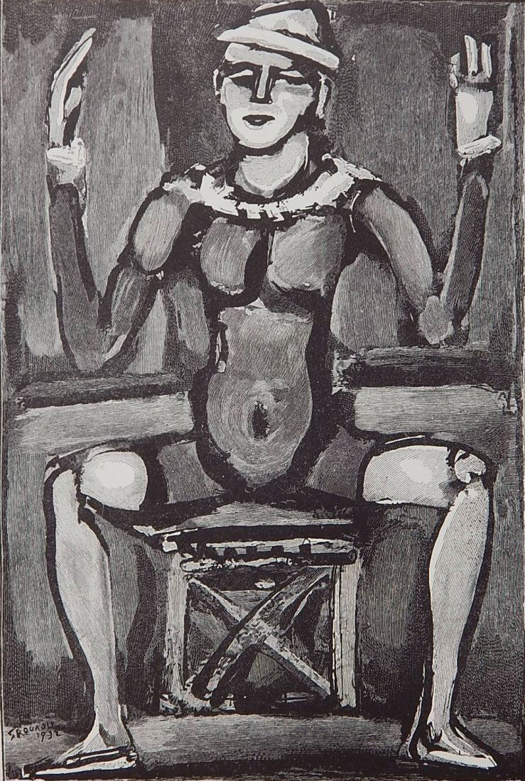 Georges Rouault wood engraving (1 of 3)