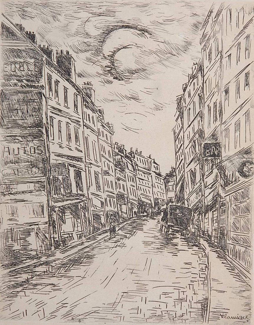 Maurice de Vlaminck etching (1 of 4)