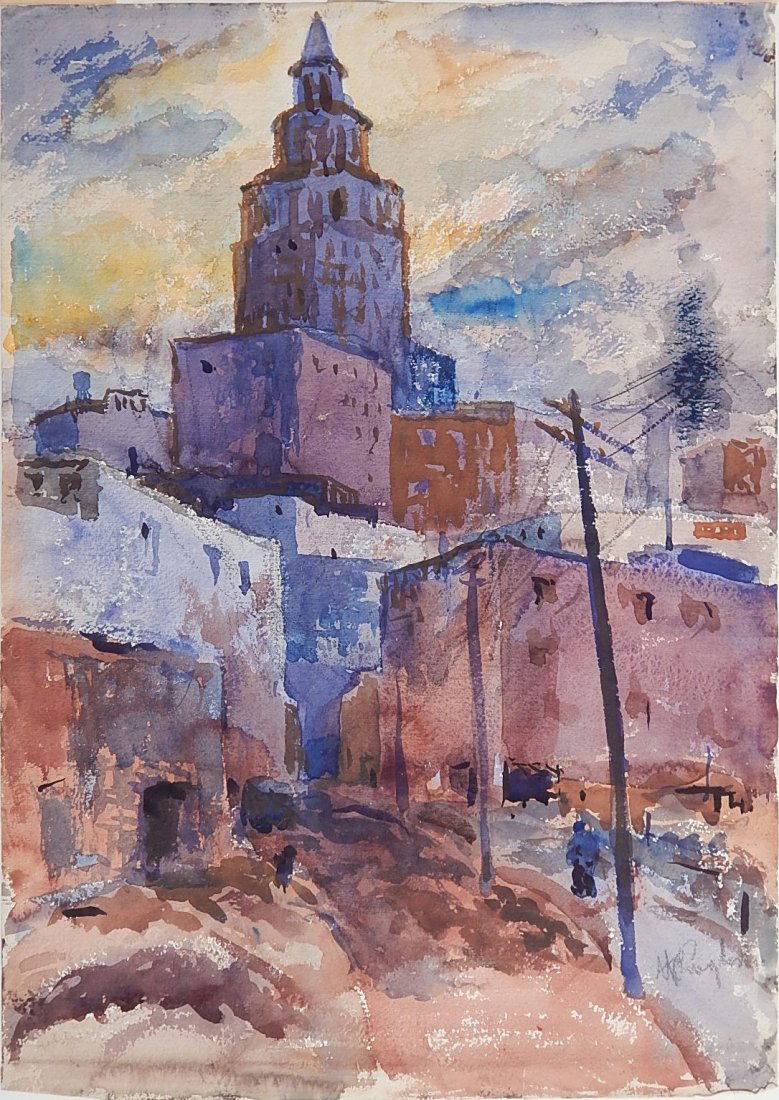 20th c. American School watercolor (1 of 4)