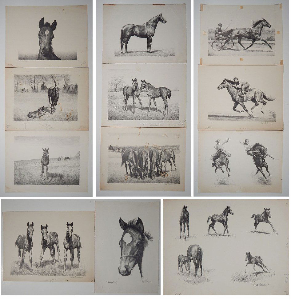 Clarence W. Anderson 12 lithographs (1 of 10)