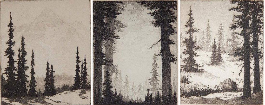 Harold Doolittle 3 aquatints (1 of 10)