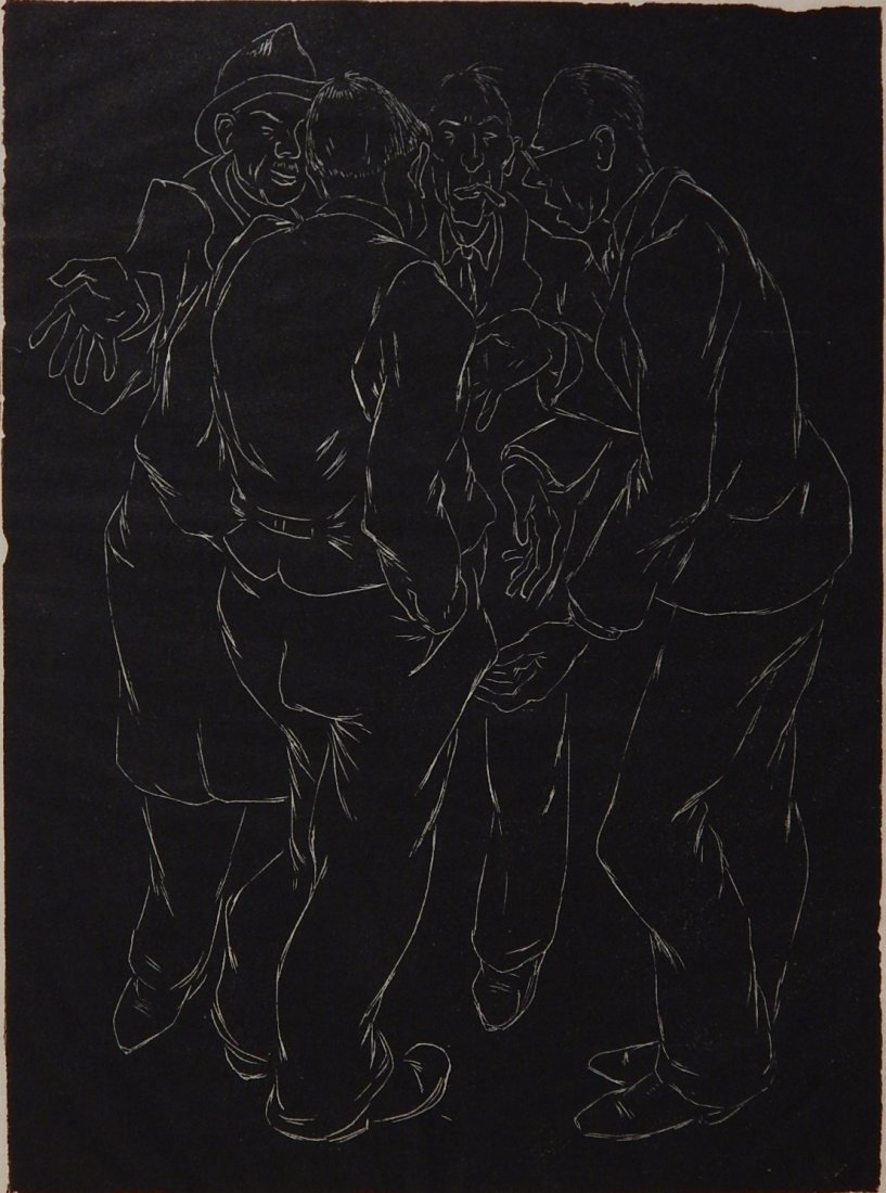 W. Leroy Flint line engraving (1 of 4)