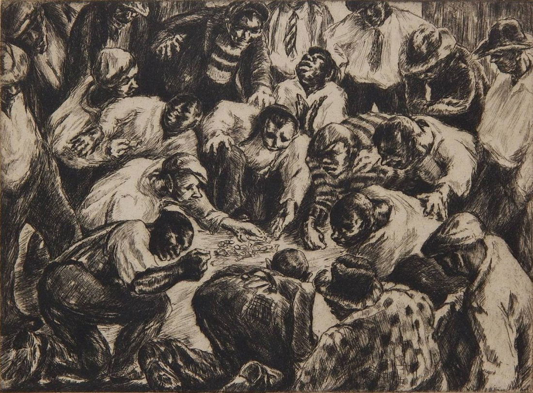 Irwin Hoffman etching (1 of 4)