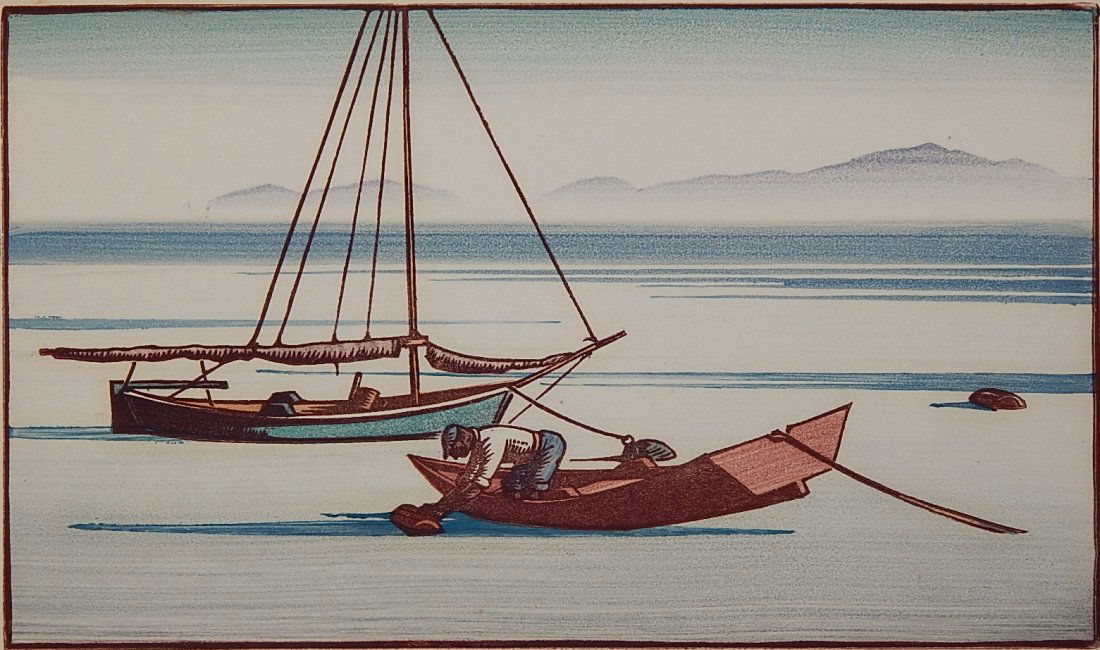 Richmond Kelsey woodcut (1 of 4)