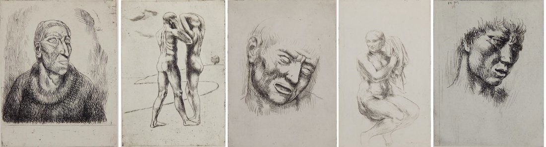 Kenneth Hayes Miller 5 etchings (1 of 10)