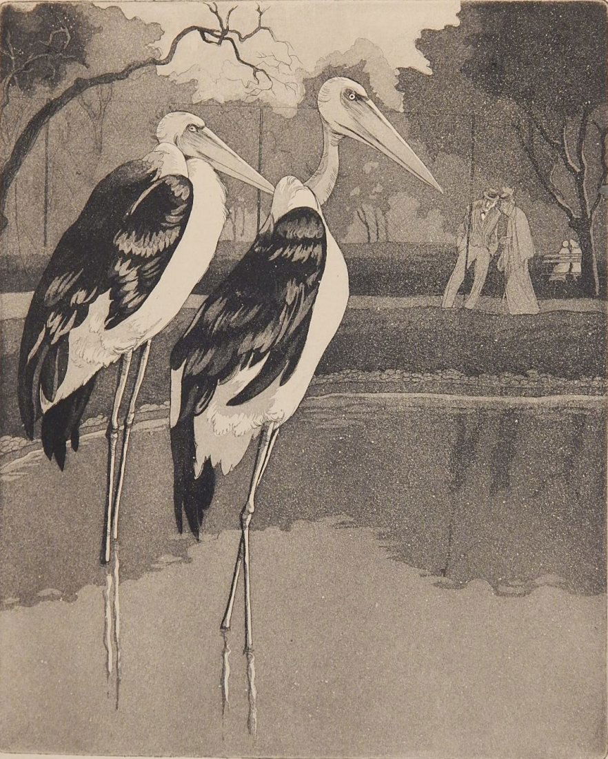 William Sharp aquatint (1 of 4)
