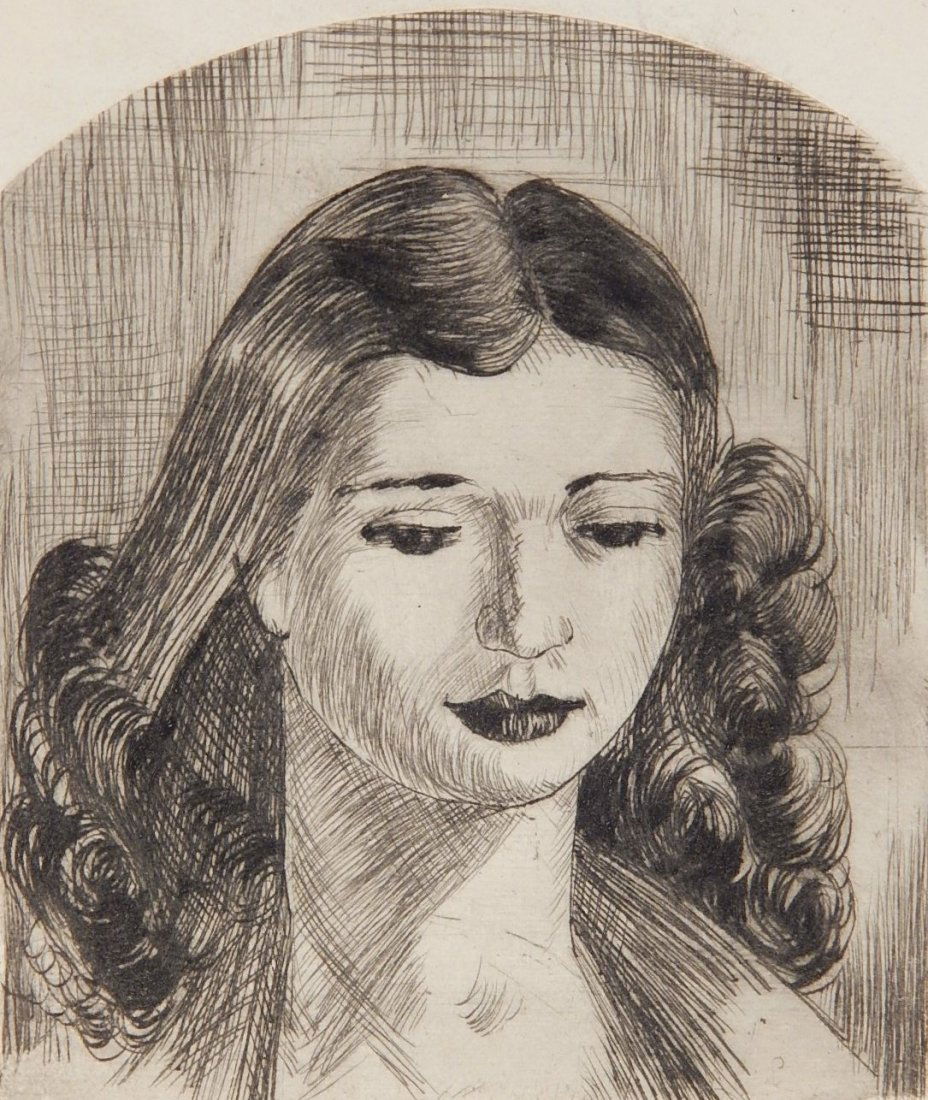 Clyde Singer etching (1 of 4)