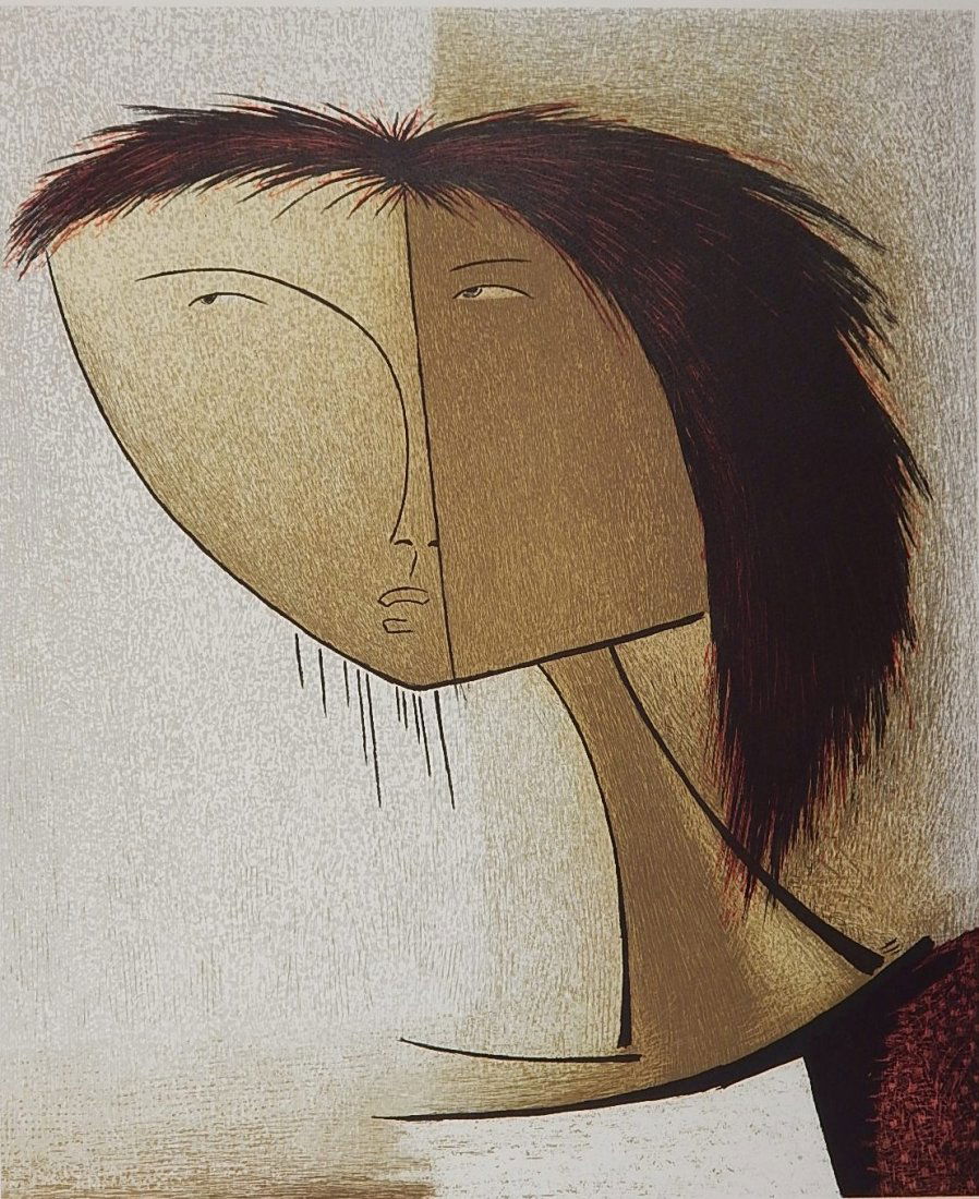 Angel Botello lithograph (1 of 4)