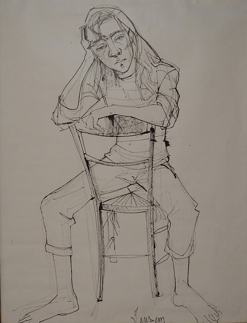 Jean Jansem conte crayon (1 of 4)