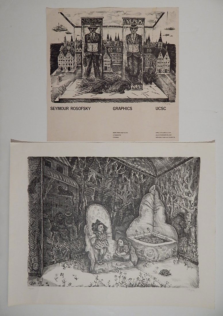 Seymour Rosofsky lithograph (1 of 6)