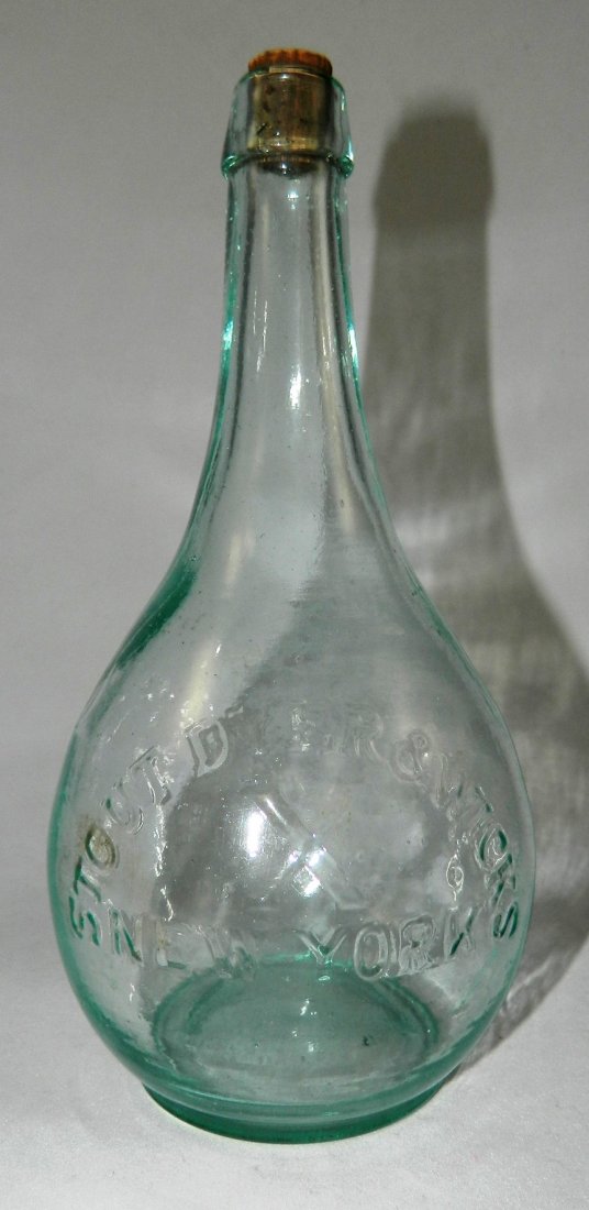 Whiskey - bulbous bottle, Stout Dyer & Wicks (1 of 2)