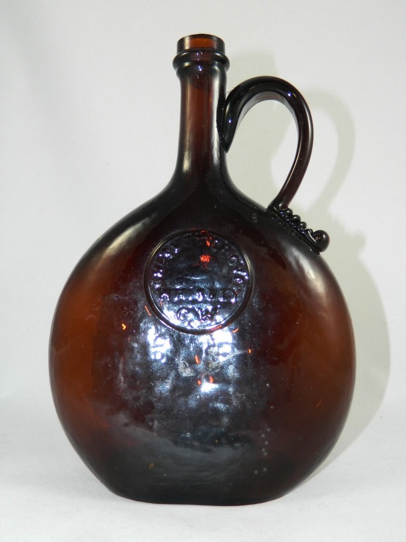 Whiskey - oval jug, Chestnut Grove Whiskey C.W. (1 of 5)