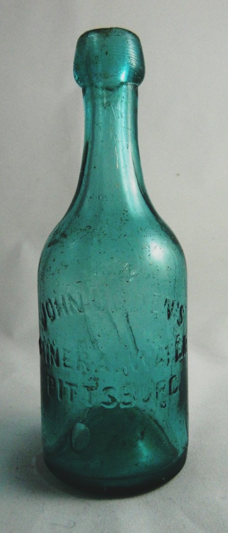 Mineral water bottle - John Ogden's (1 of 4)