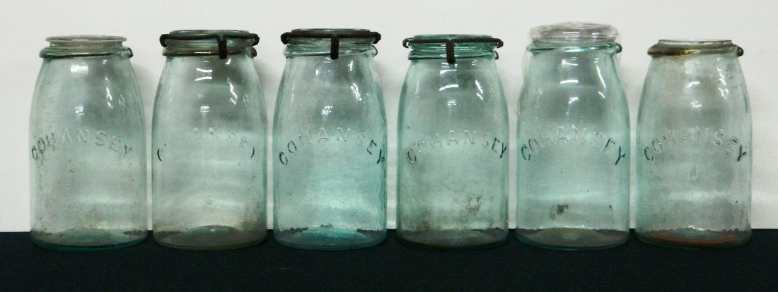 Fruit jars - 6 'Cohansey' (1 of 7)