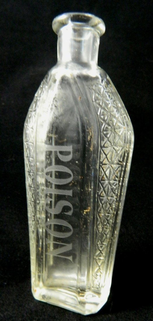 Poison - clear coffin shaped bottle (1 of 4)