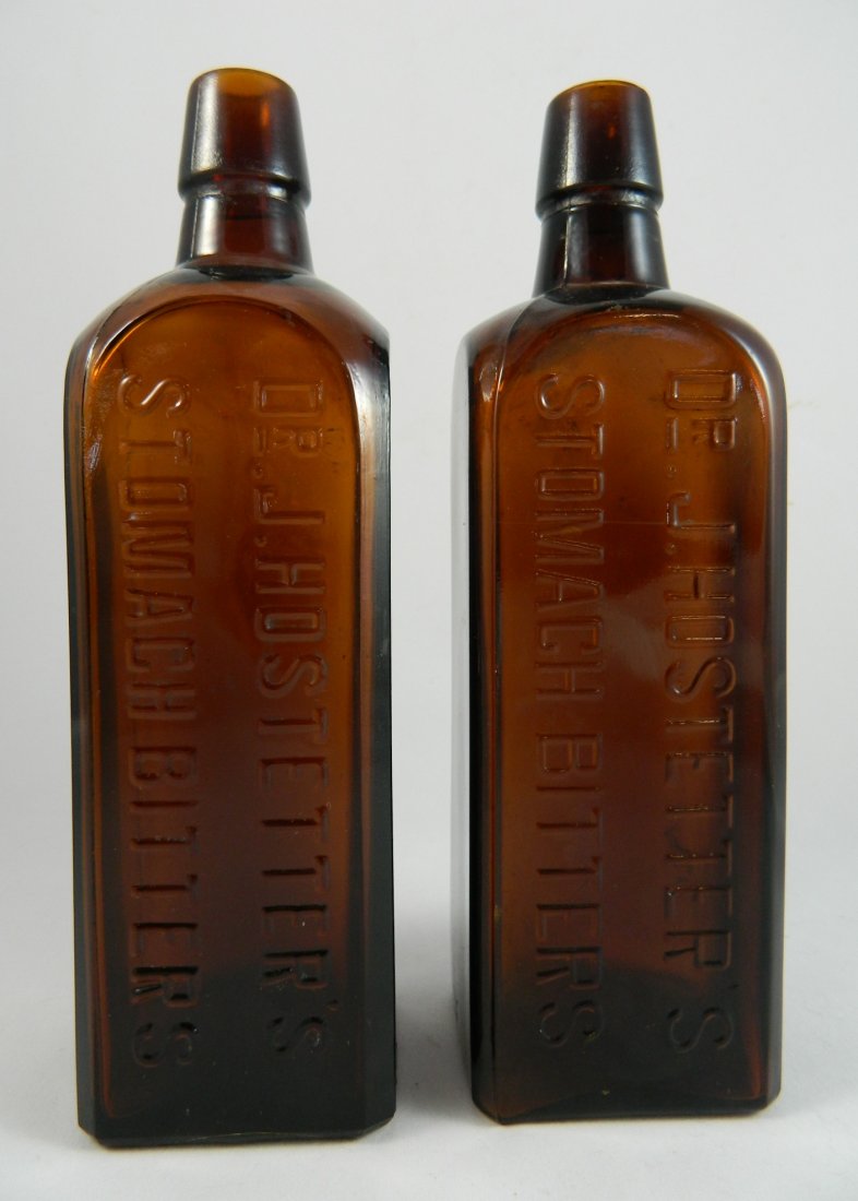2 Dr. Hostetter's bitters bottles (1 of 2)