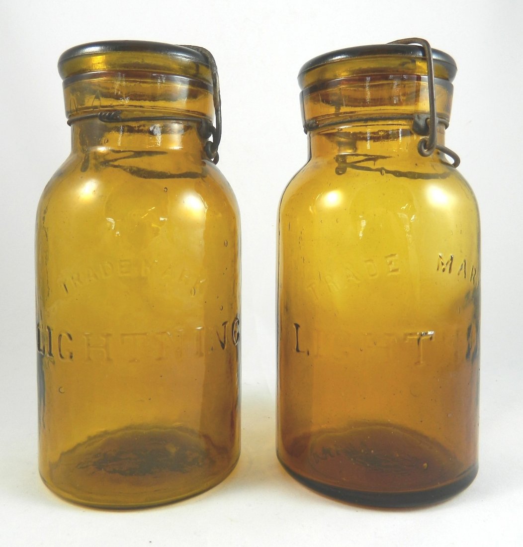 2 Lightning Fruit Jars (1 of 2)