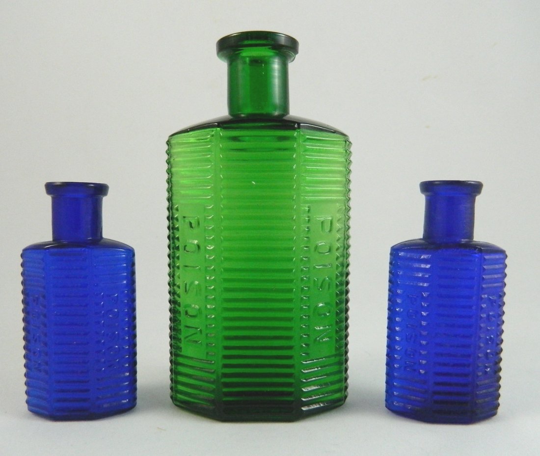 Poison - 3 irregular hexagon bottles (1 of 5)
