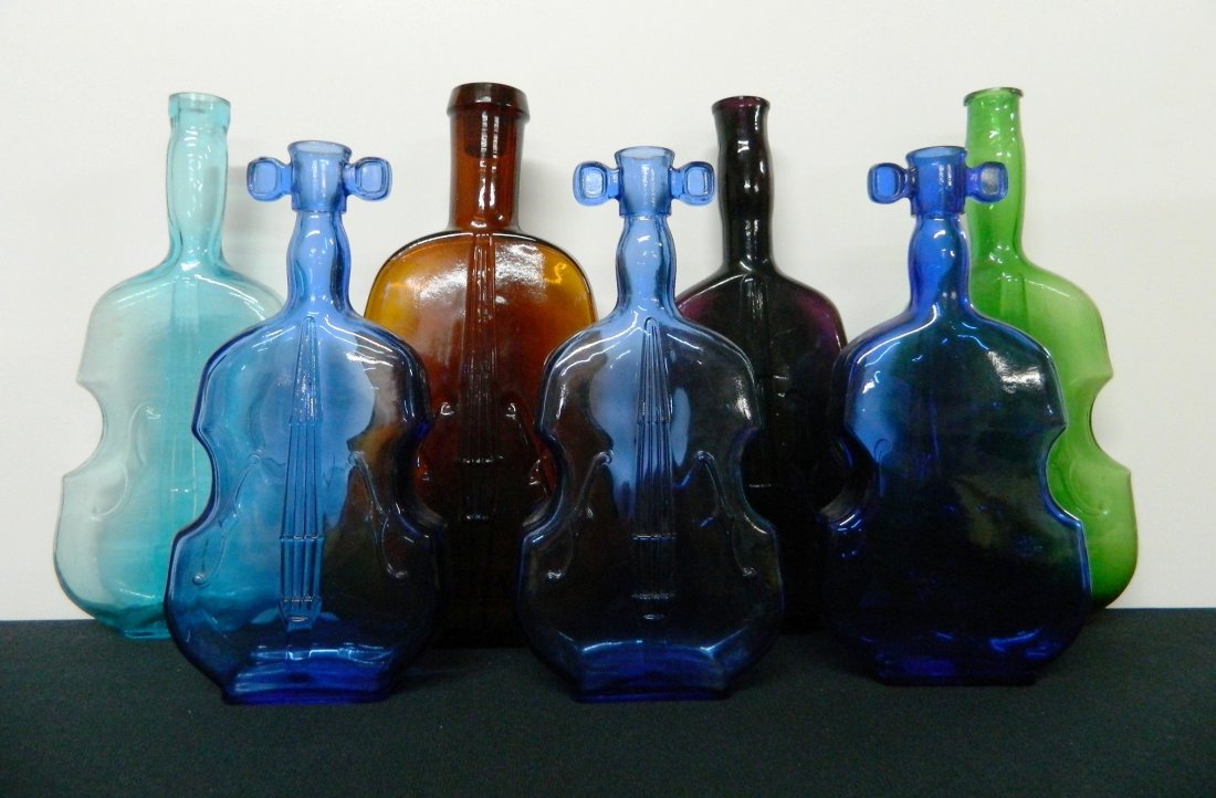 Figural bottles - 7 violin (1 of 4)
