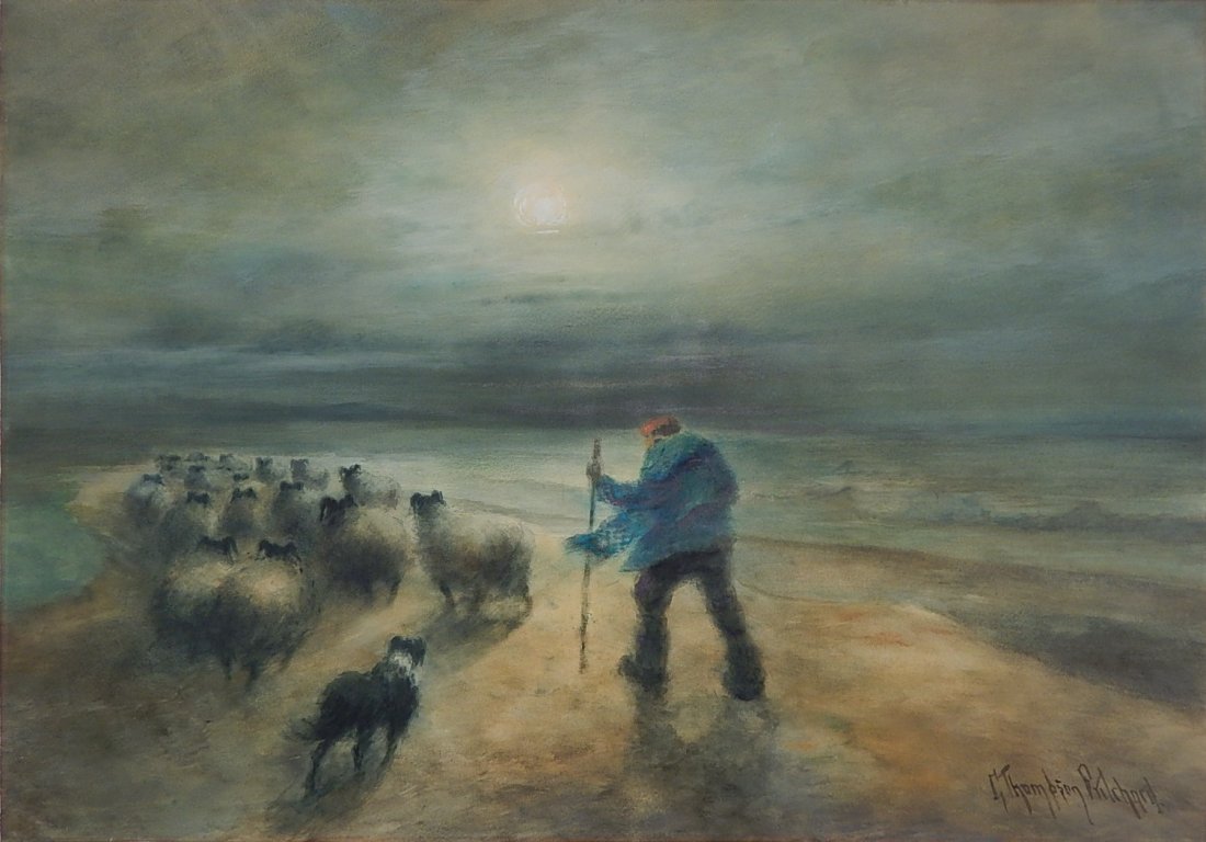 George Thompson Pritchard pastel (1 of 4)