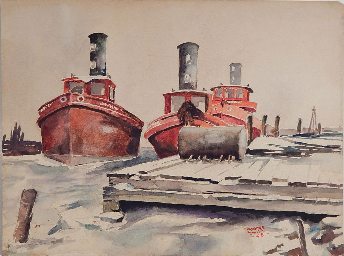 George Irwin watercolor (1 of 4)