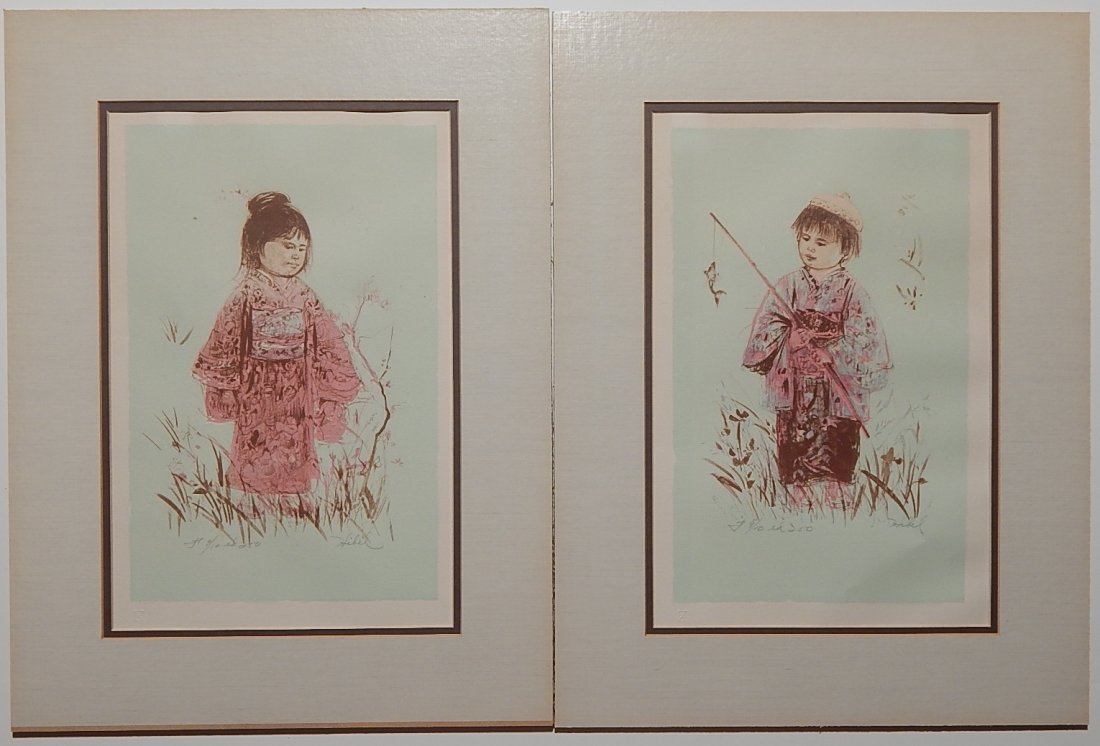 Edna Hibel 2 lithographs (1 of 7)
