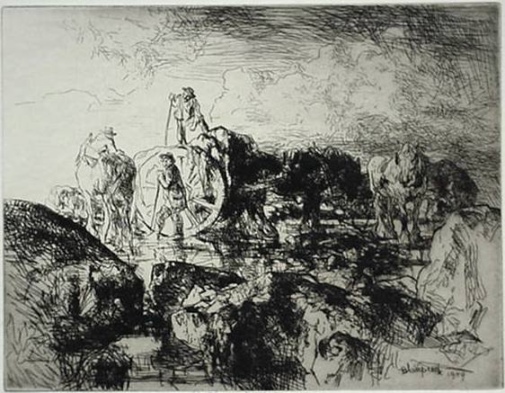 Edmund Blampied etching (1 of 1)