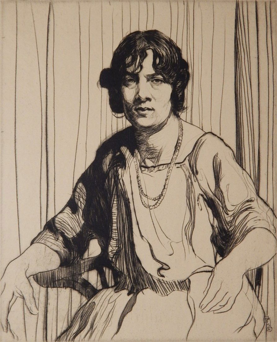 William Lee Hankey etching (1 of 4)