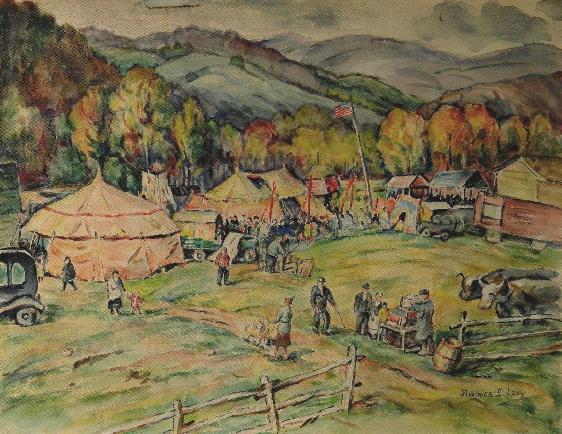 Beatrice Levy watercolor (1 of 4)