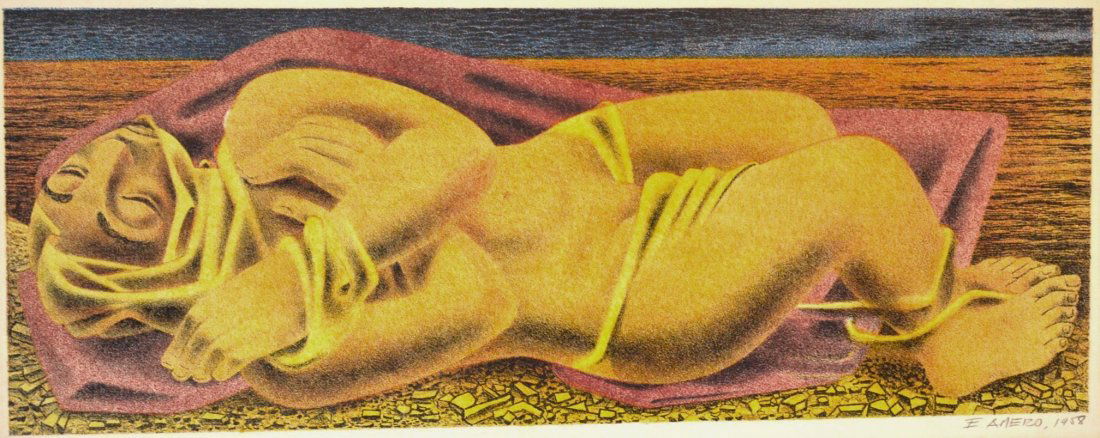 Emilio Amero lithograph (1 of 2)