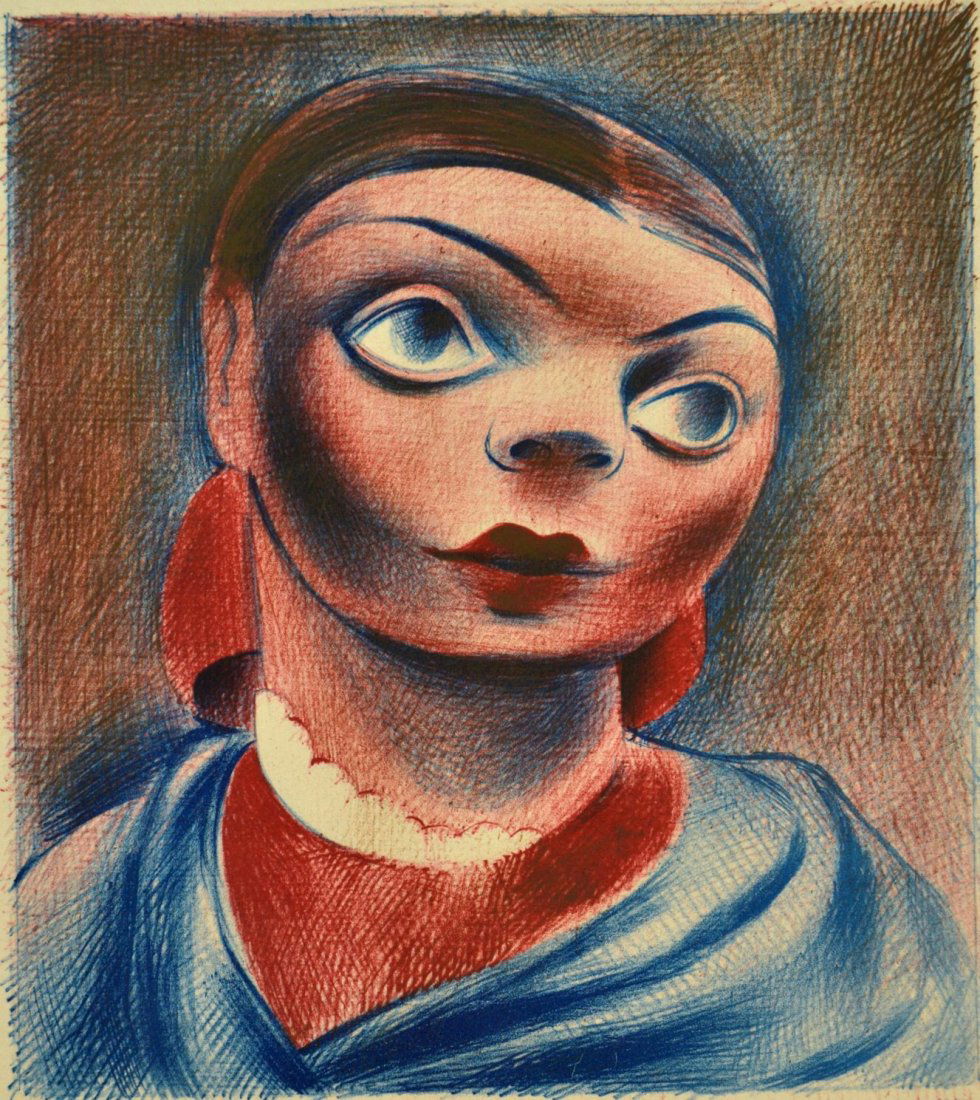 Emilio Amero lithograph (1 of 3)