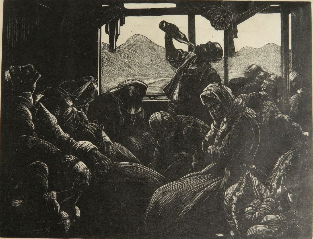 Clare Leighton wood engraving (1 of 3)