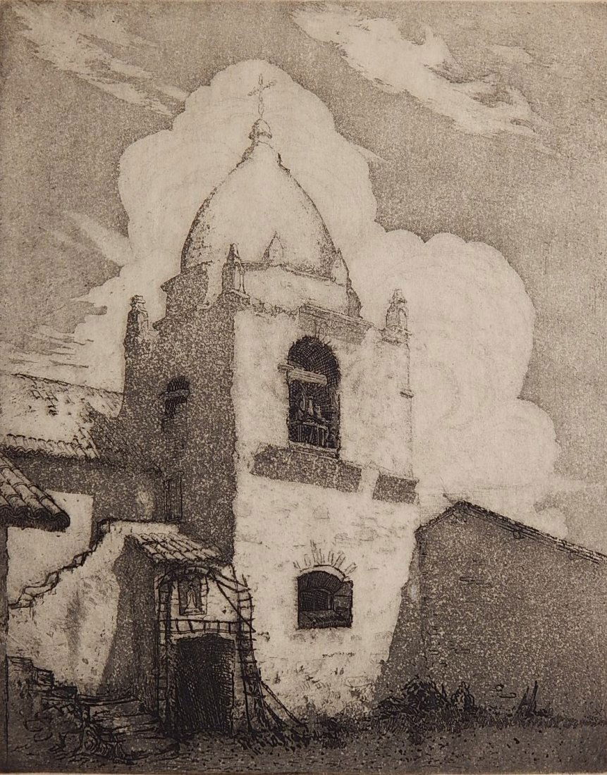 Ferdinand Burgdorff etching and aquatint (1 of 4)