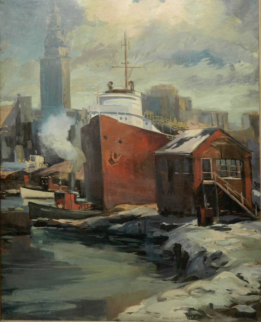 N. M. Christensen oil (1 of 4)