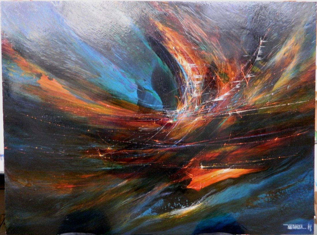 Leonardo Nierman acrylic (1 of 6)