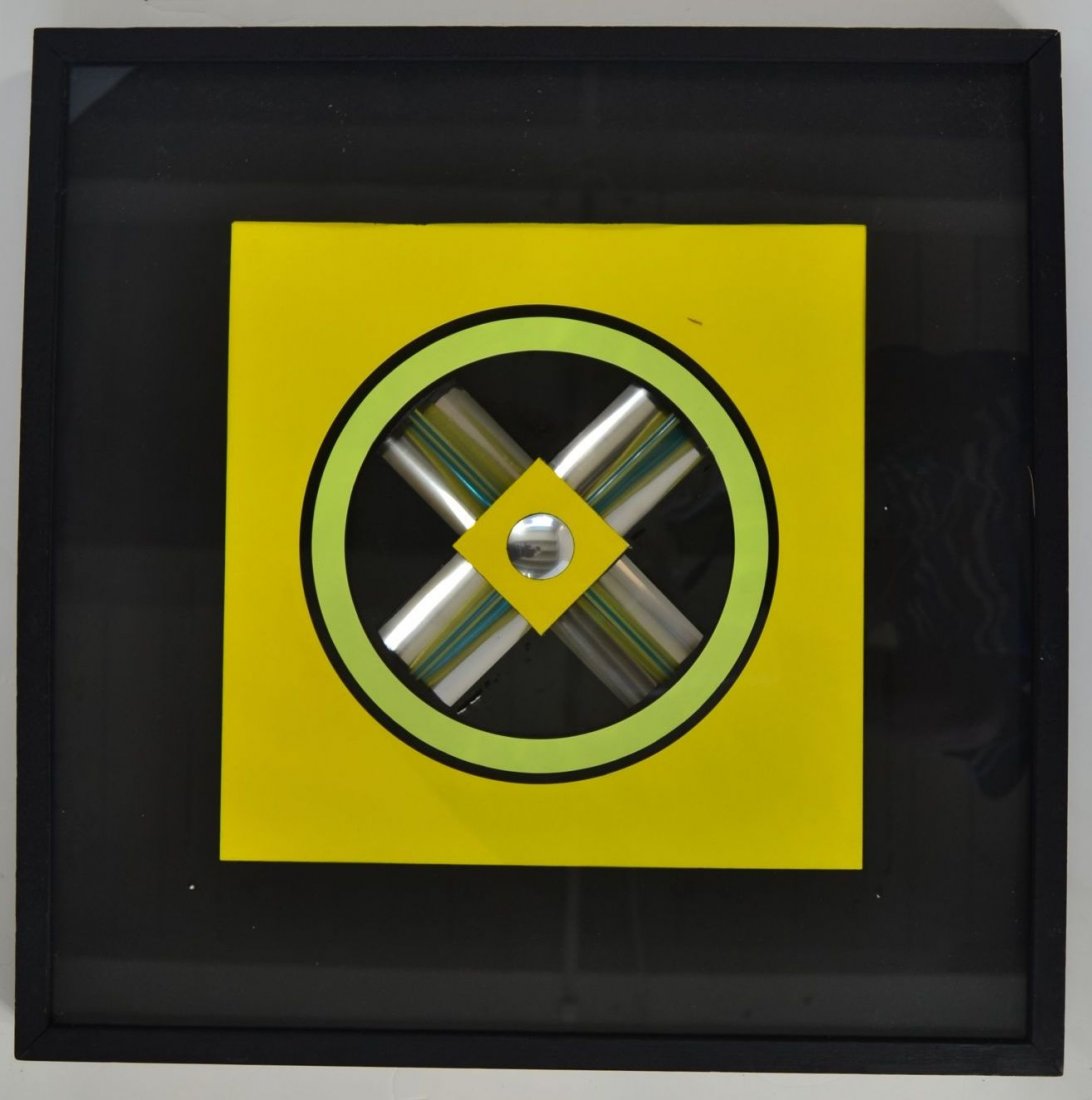 Milan Dobes mixed media optical collage (1 of 3)