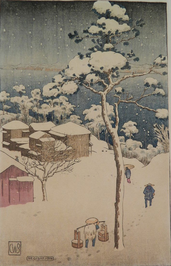 Charles W. Bartlett woodcut (1 of 4)