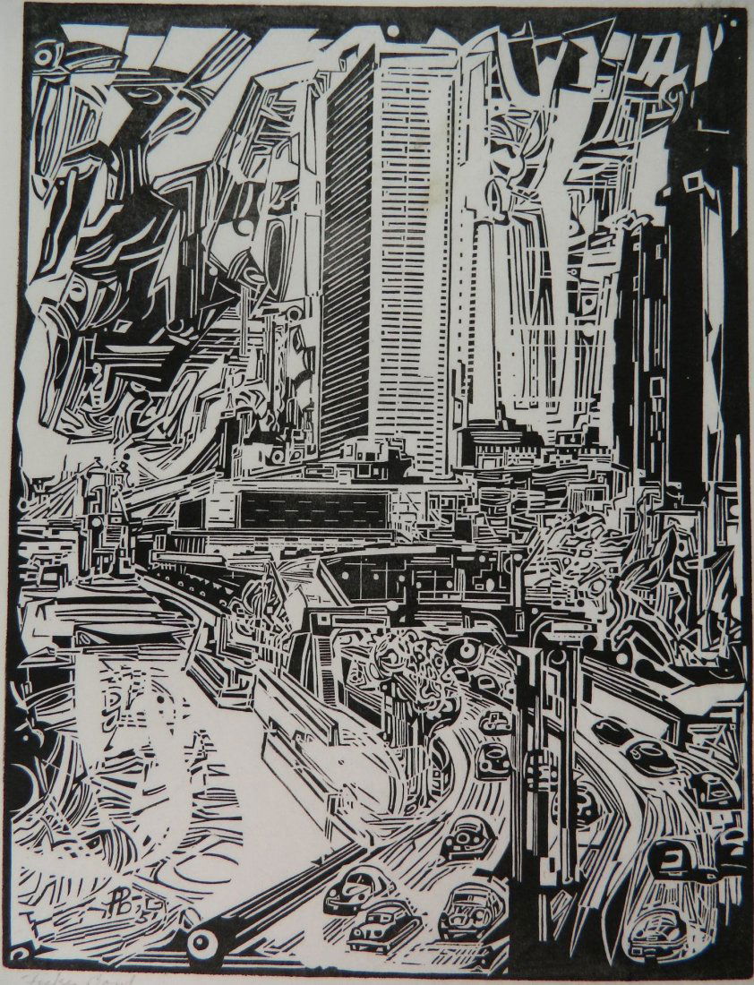 Fiske Boyd woodcut (1 of 4)