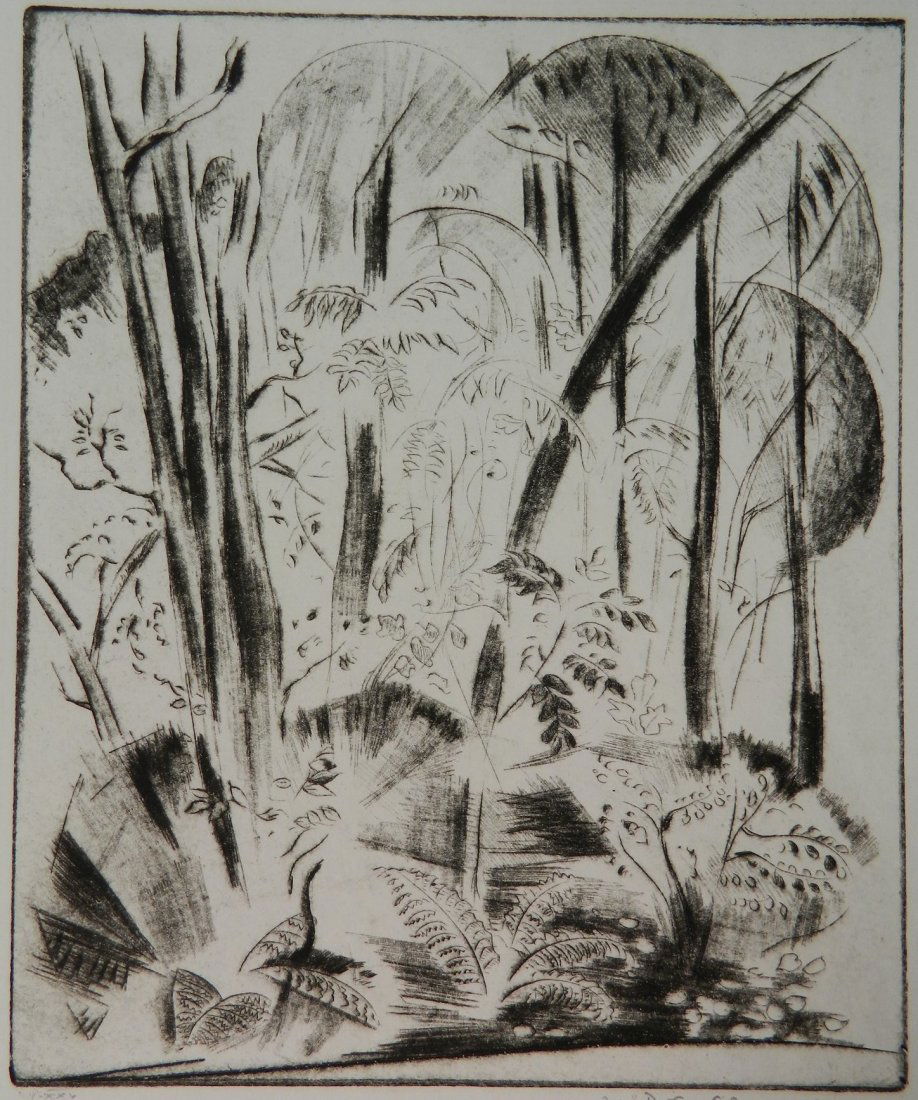 Werner Drewes drypoint and roulette (1 of 4)