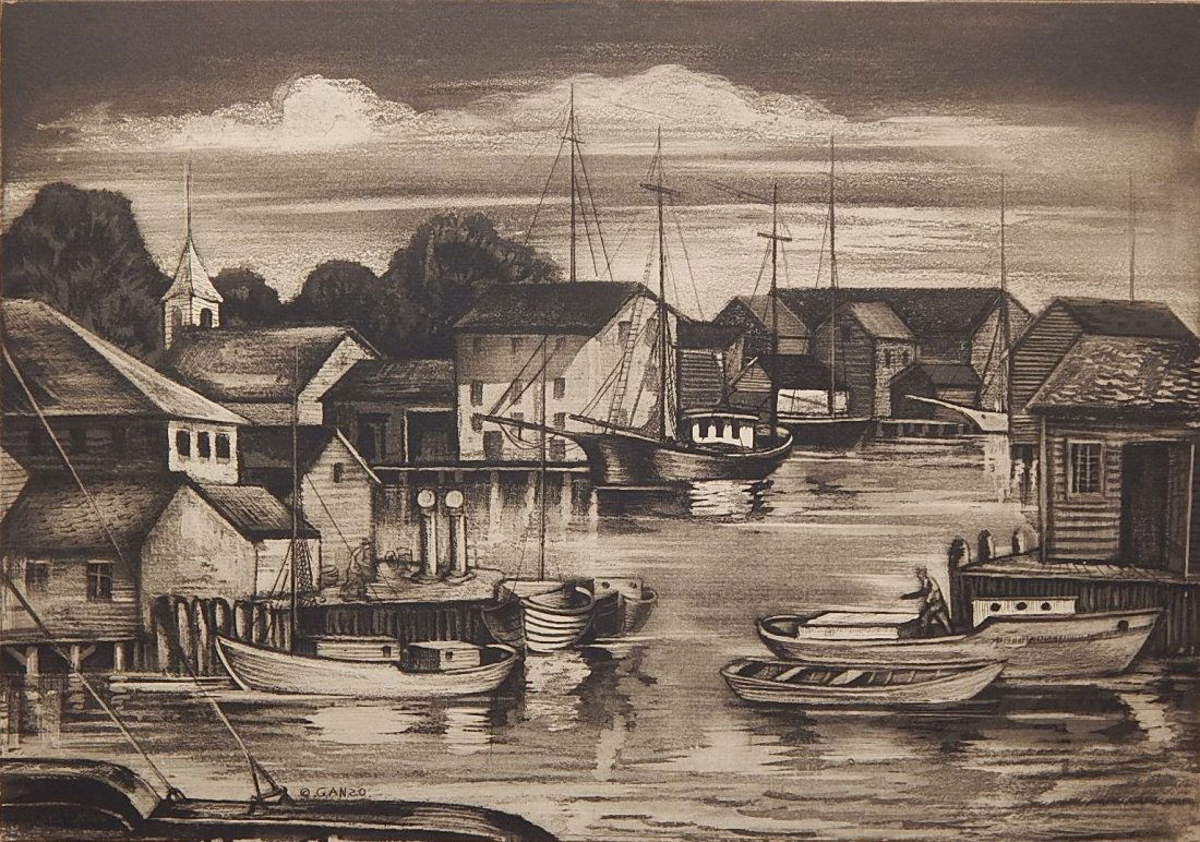 Emil Ganso etching and aquatint (1 of 4)