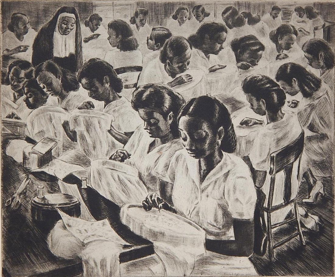 Irwin D. Hoffman etching (1 of 5)