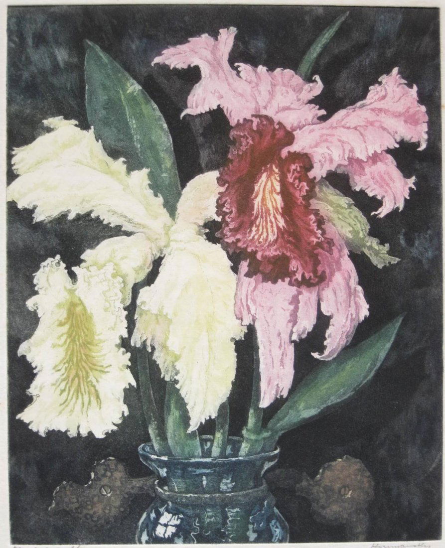 Nicholas Hornyansky etching and aquatint (1 of 3)