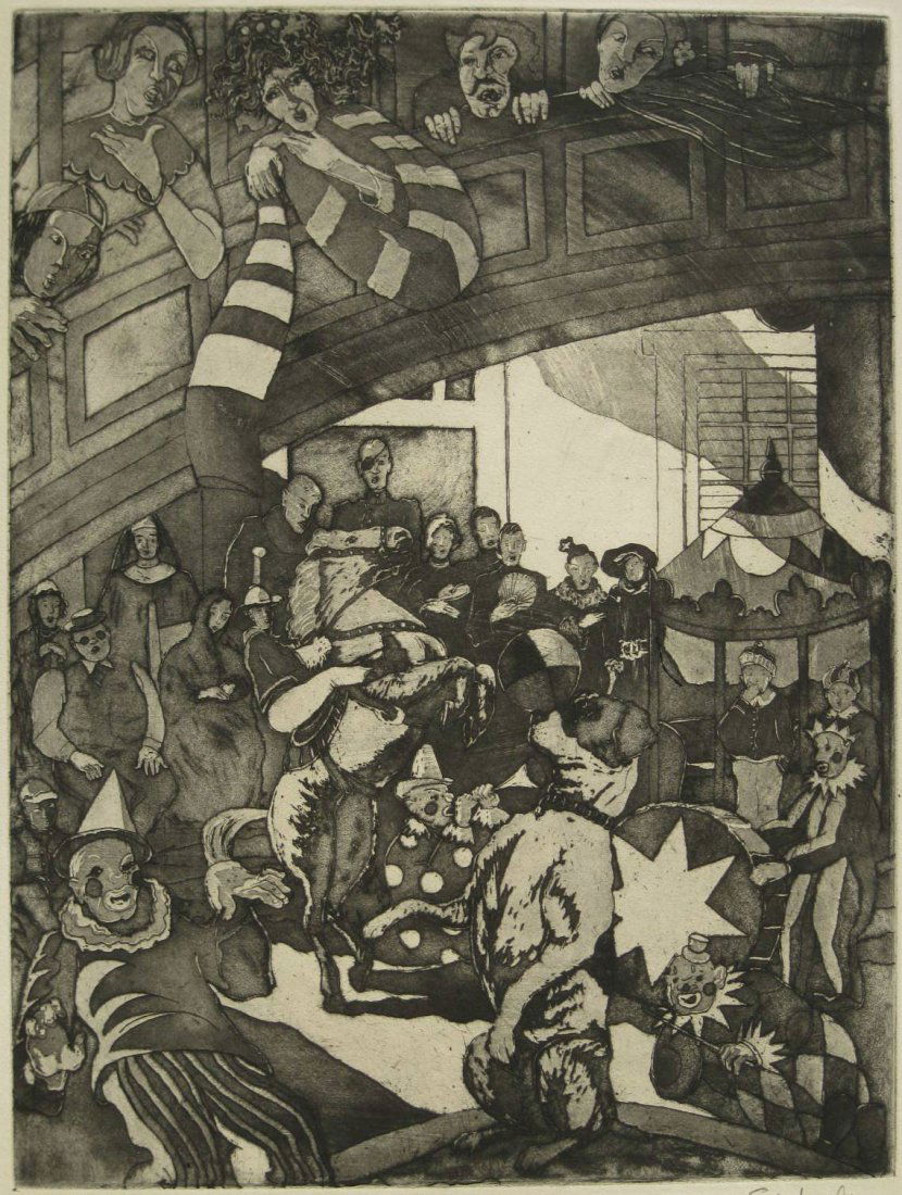 Edgar Imler etching and aquatint (1 of 4)