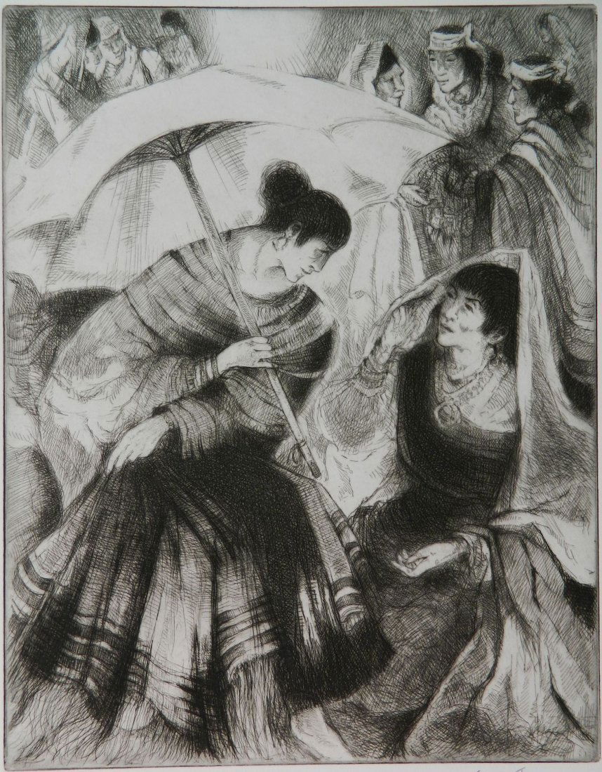 Gene Kloss etching (1 of 4)