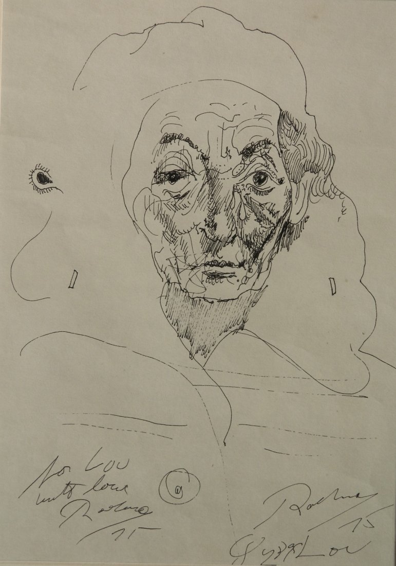 Noel Rockmore pen and ink (1 of 5)