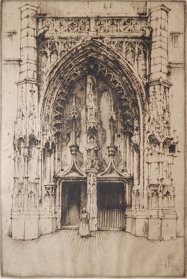 Ernest D. Roth etching (1 of 3)