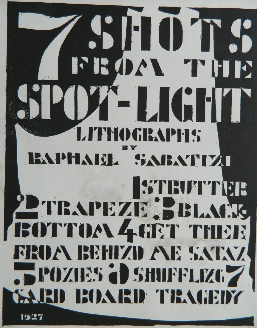 Raphael Sabatini lithograph (1 of 3)