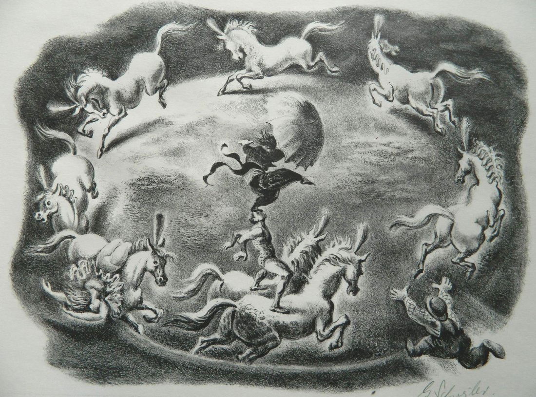 Georges Schreiber lithograph (1 of 4)