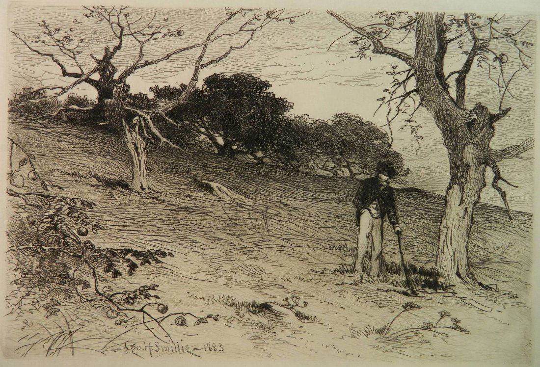 George Henry Smillie etching (1 of 5)