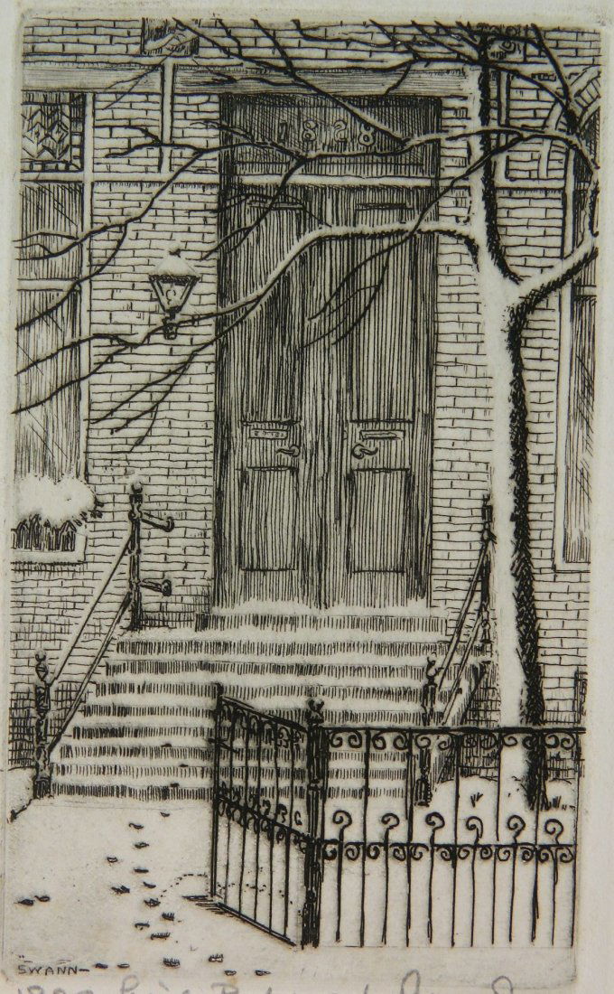 James Swann etching (1 of 4)